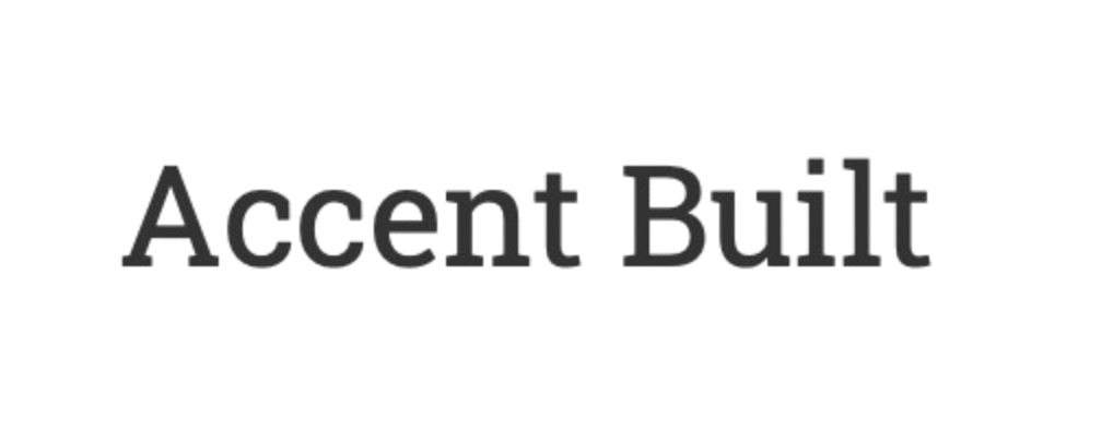 Accent Built Logo